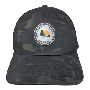 Boulder Canyon Snapback Mesh Back Trucker Hat Camo One Size Levelwear